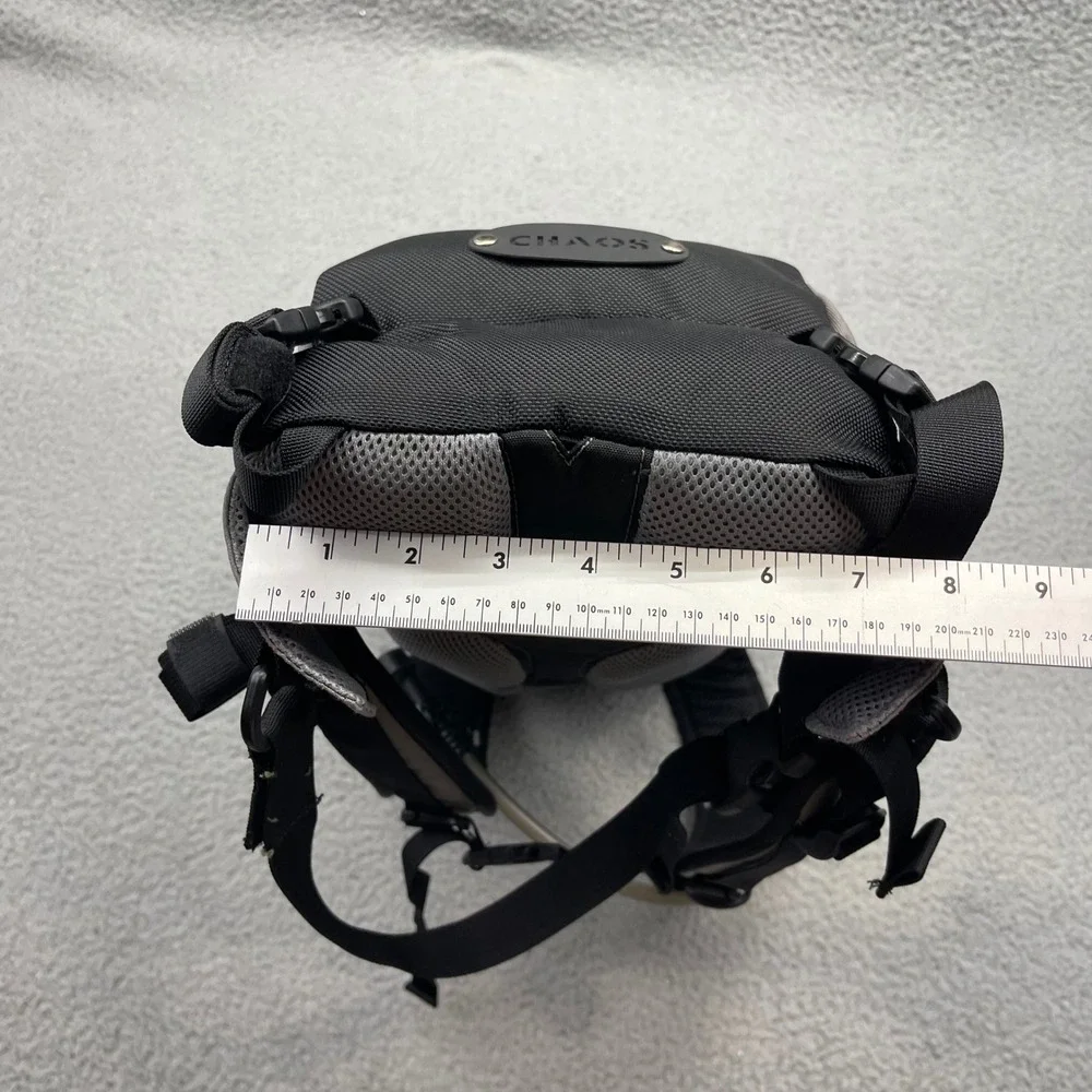 CamelBak Chaos‎ Black Grey Hydration Pack Backpack w/ 2L Bladder Hydrate or Die